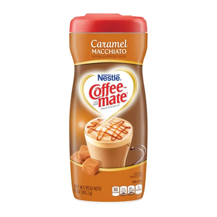 Coffee-Mate Crema de Café Caramelo Macchiato 425g OhMyCandyBox