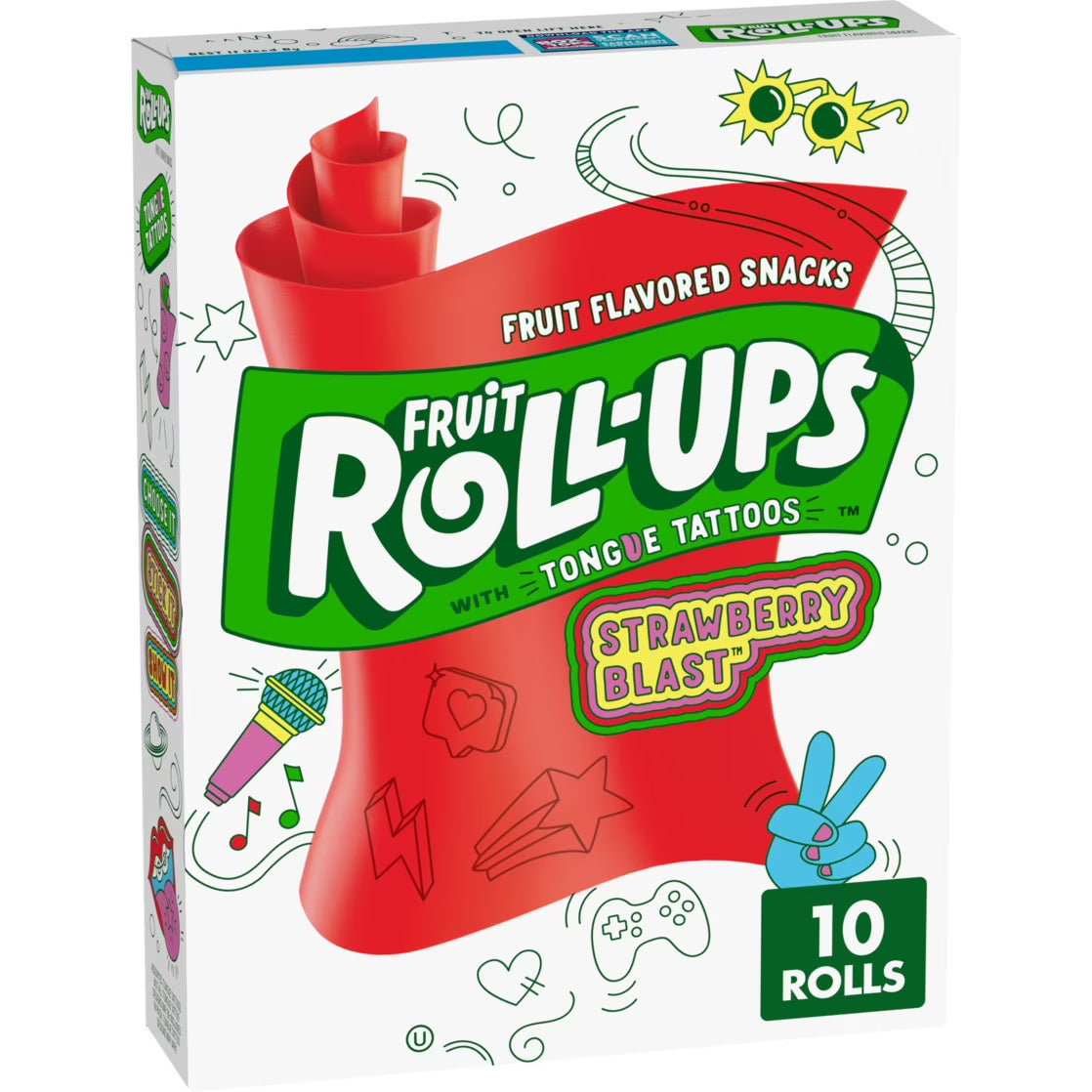 Fruit Roll-Ups Strawberry Blast 10 Pack 141g
