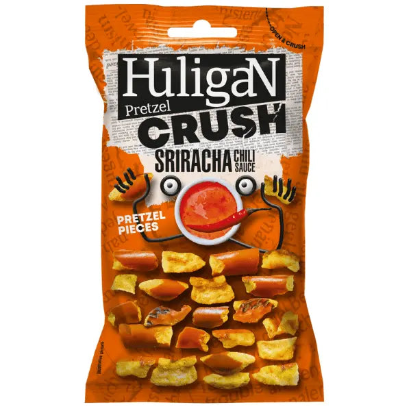 HuligaN Pretzel Crush Sriracha Chilli Sauce 65g OhMyCandyBox