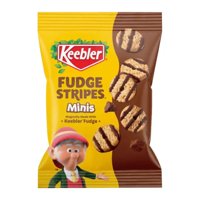 Galletas Keebler Fudge Stripes Minis Original 57g OhMyCandyBox