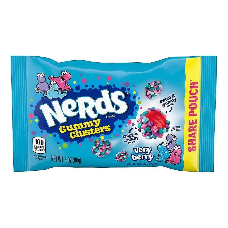 Nerds Gummy Clusters Very Berry Bolsa Compartida 85g OhMyCandyBox