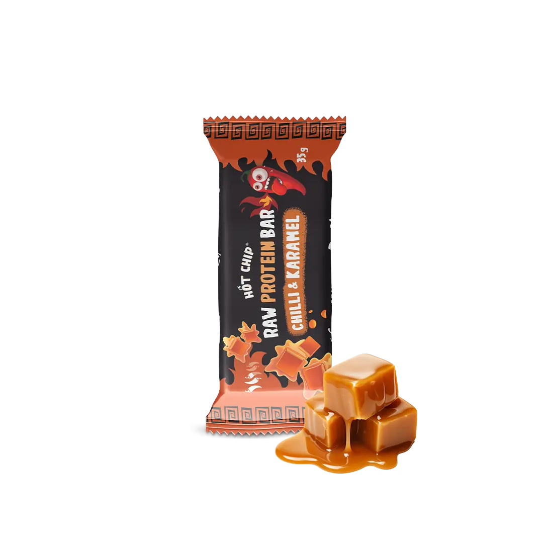 Barra de Proteína Cruda Caramelo 35g OhMyCandyBox