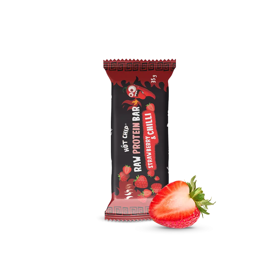 Barra de Proteína Cruda Fresa 35g OhMyCandyBox