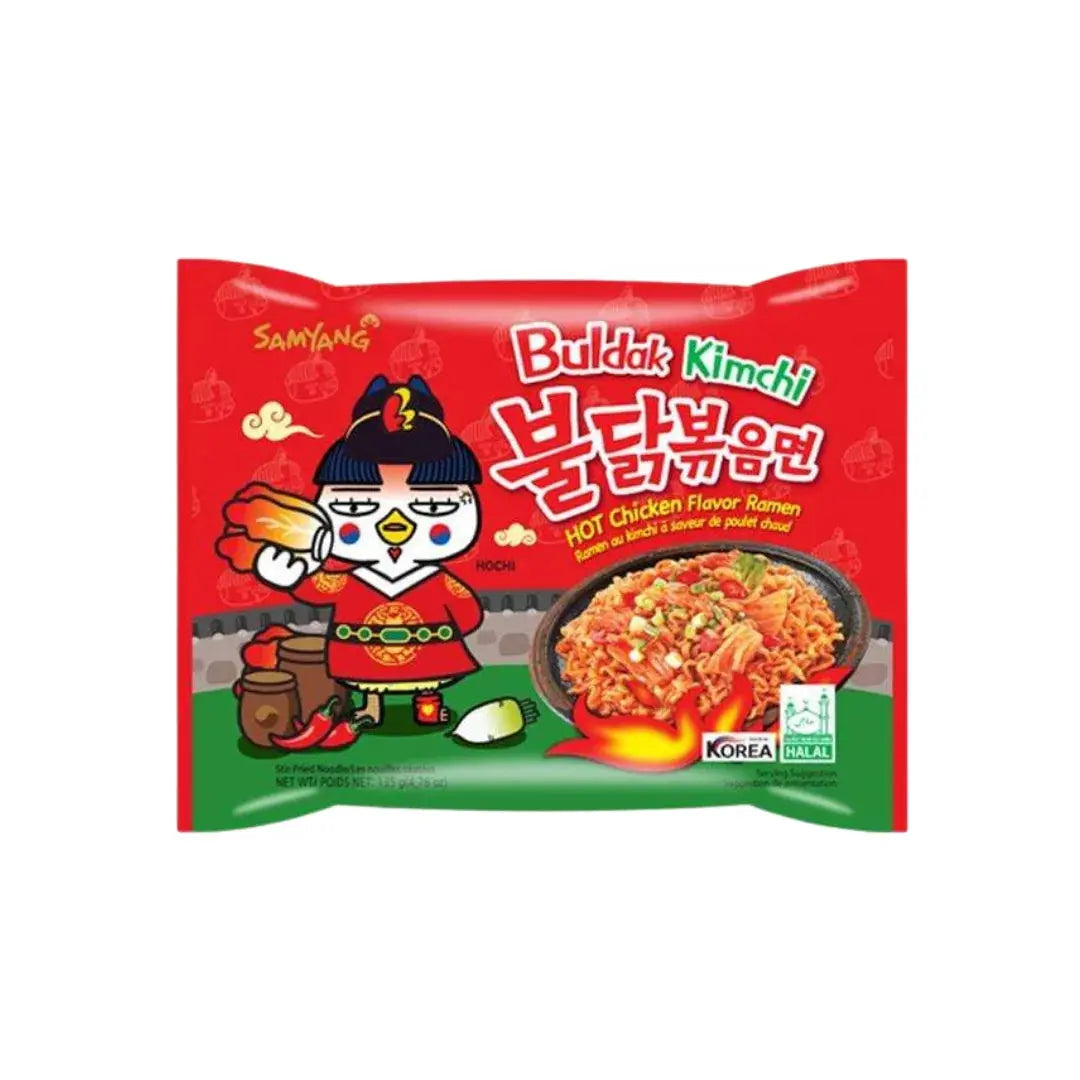Fideos Instantáneos Samyang Buldak Kimchi Pollo Picante 135g OhMyCandyBox