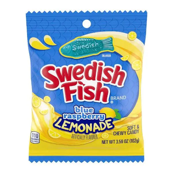 Swedish Fish Limonada de Frambuesa Azul 102g OhMyCandyBox
