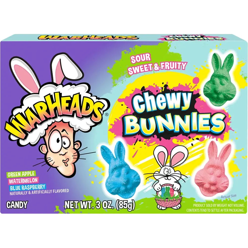 Conejitos Warheads Masticables 85g OhMyCandyBox