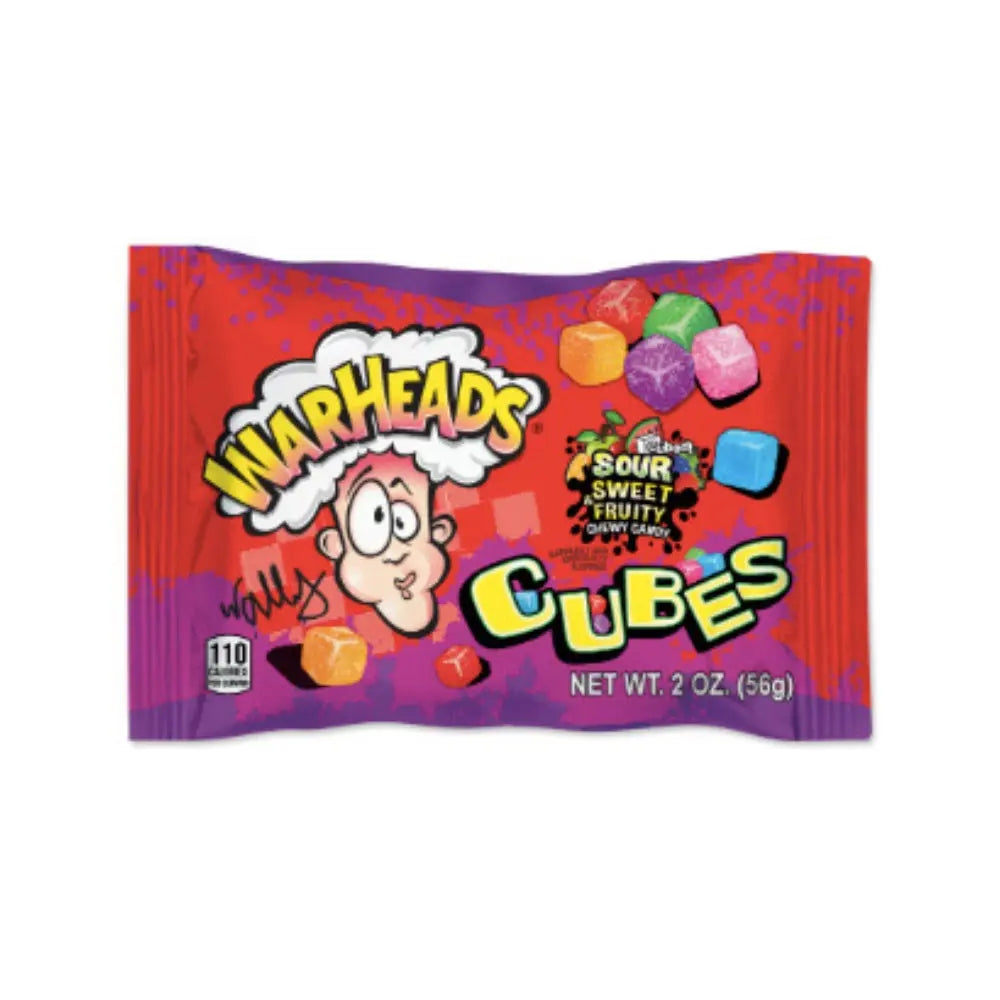 Warheads Cubos Masticables 57g OhMyCandyBox