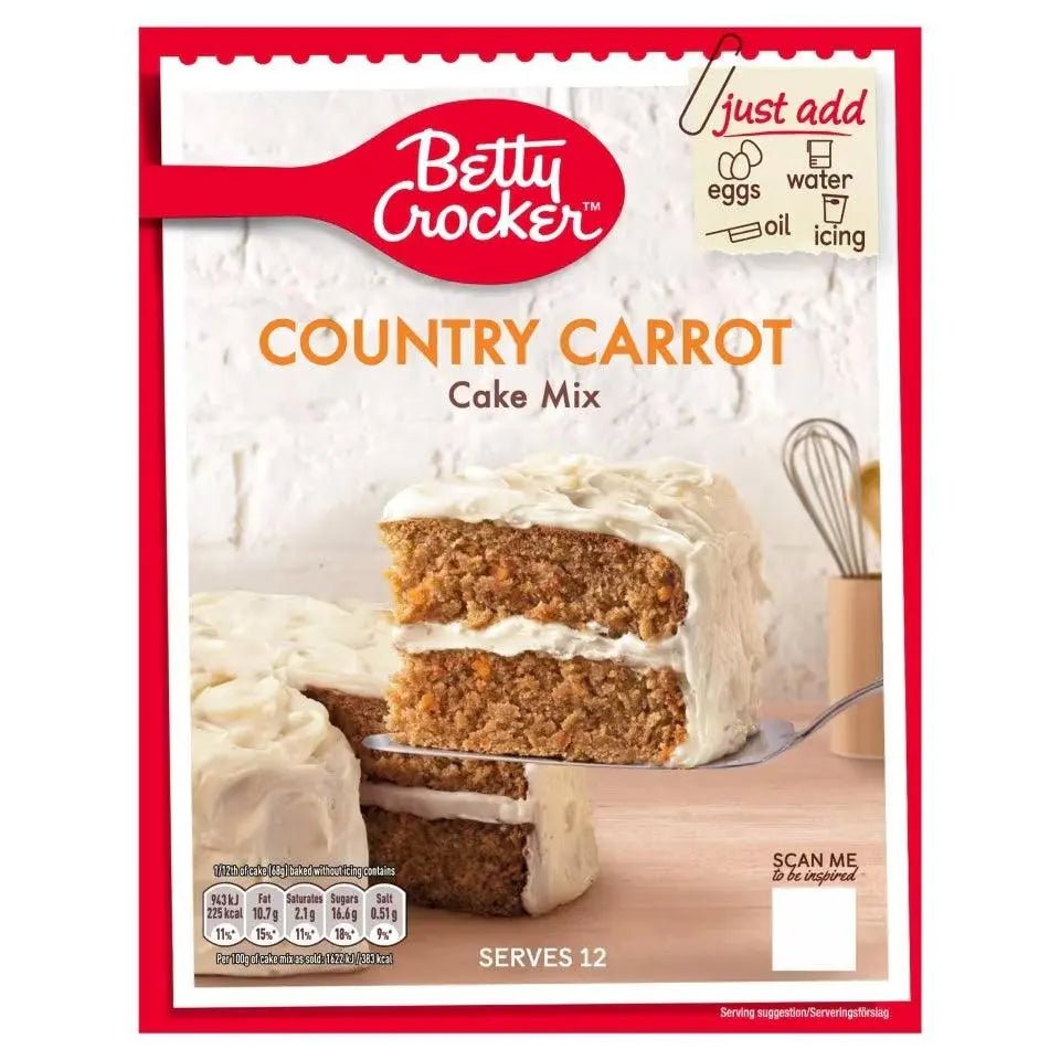 Mezcla para Pastel Betty Crocker Zanahoria Campestre 425g OhMyCandyBox