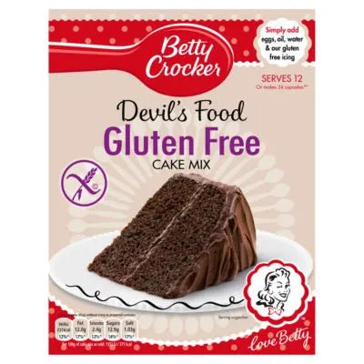 Mezcla para Pastel Betty Crocker Sin Gluten Devil's Food 425g OhMyCandyBox