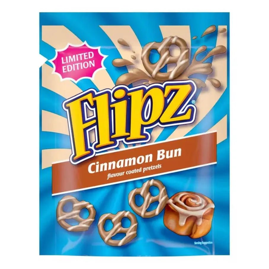 Flipz Pretzels Cinnamon Bun 90g OhMyCandyBox