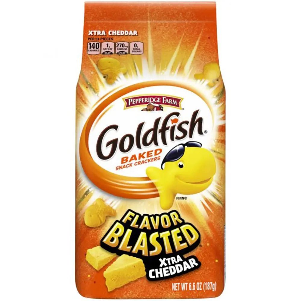 Galletas Goldfish Sabor Intensificado Xtra Cheddar 187g OhMyCandyBox