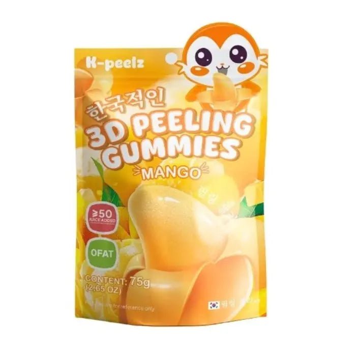 K-Peelz Mango 3D Gominolas Exfoliantes 75g OhMyCandyBox