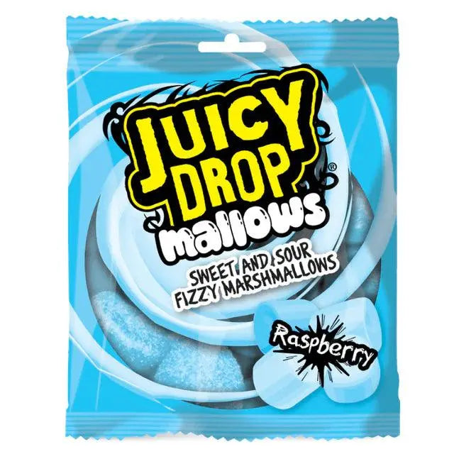 Bazooka Juicy Drop Mallows Frambuesa 100g OhMyCandyBox