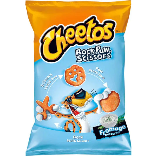 Cheetos Rock Paw Scissors Queso 145g OhMyCandyBox