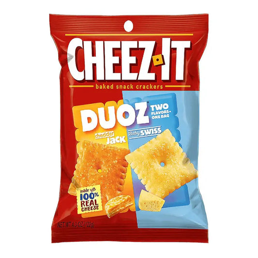 Cheez-It Duoz Cheddar Jack Suizo Bebé 122g OhMyCandyBox