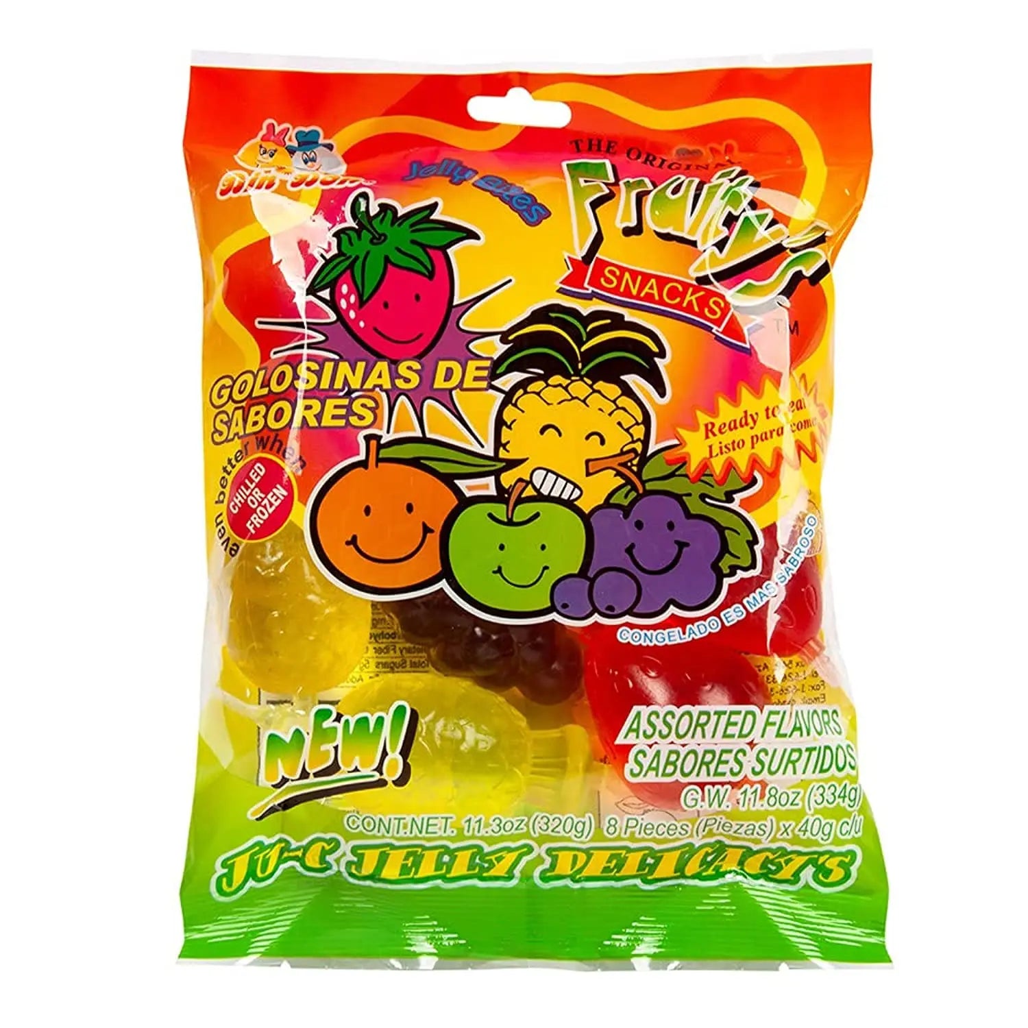 Din Don Fruity's Ju-C Jelly Bites 360g OhMyCandyBox