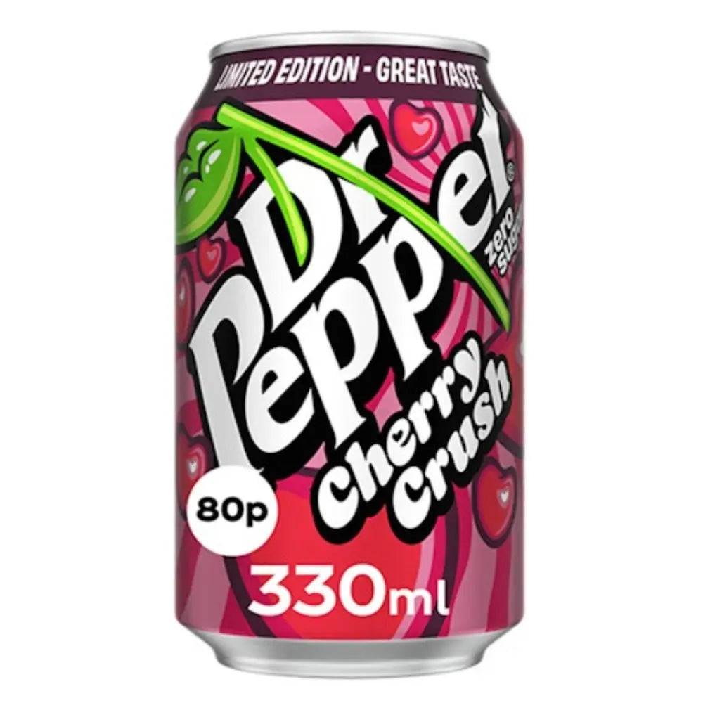 Dr Pepper Zero Cereza Crush 330ml OhMyCandyBox