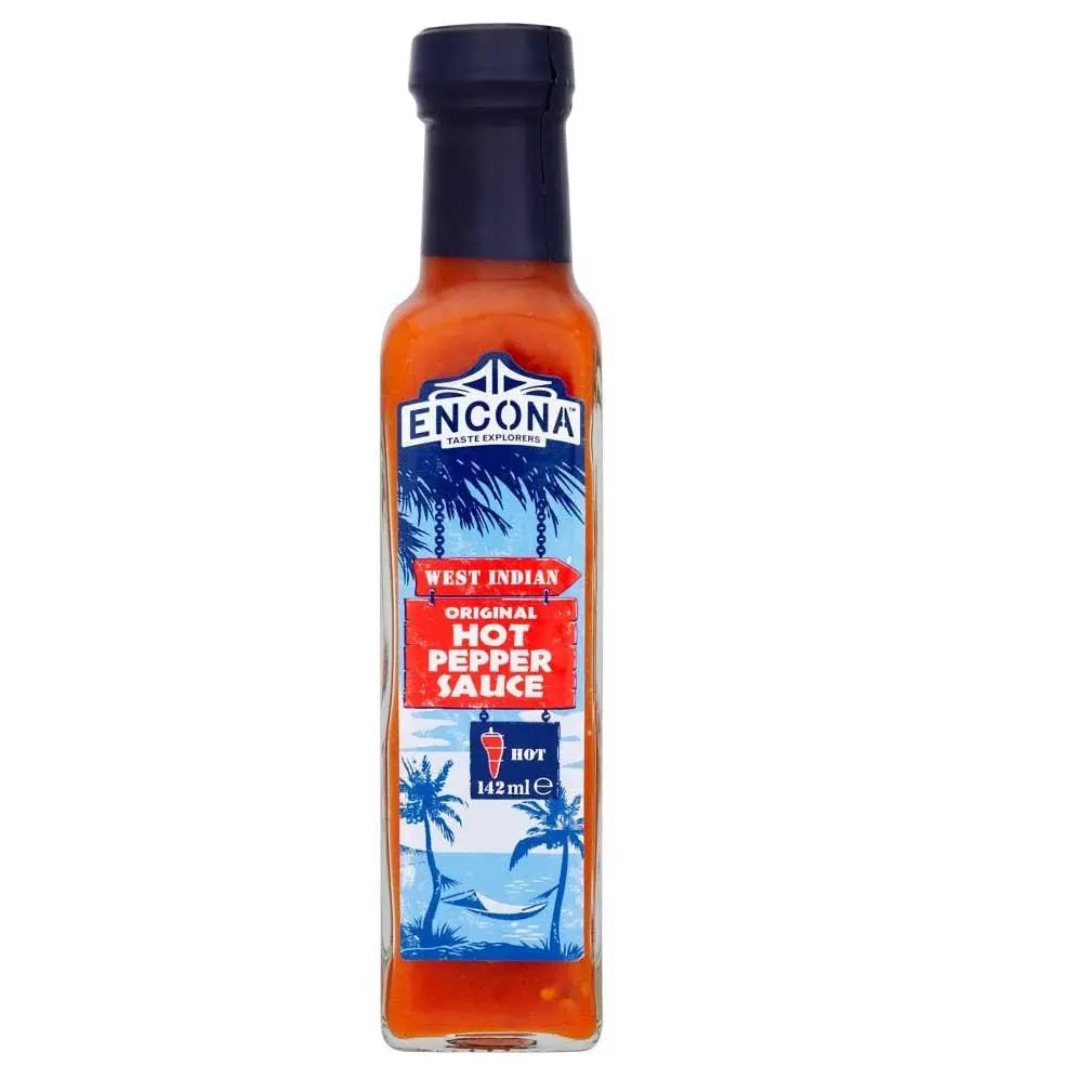 Encona West Indian Hot Pepper Sauce Hot 142ml OhMyCandyBox