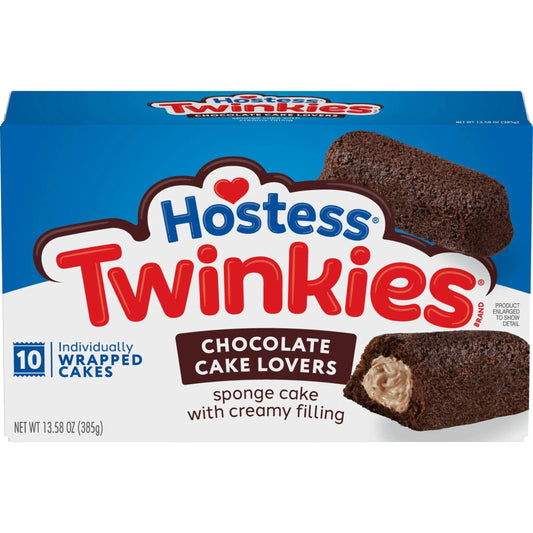 Hostess Twinkies Paquete Chocolate Lovers (10x38.5) 385g OhMyCandyBox