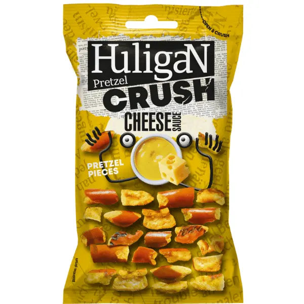 HuligaN Pretzel Crush Salsa de Queso 65g OhMyCandyBox