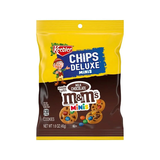 Galletas Keebler con M&M's Minis Tamaño Bocado 45g OhMyCandyBox
