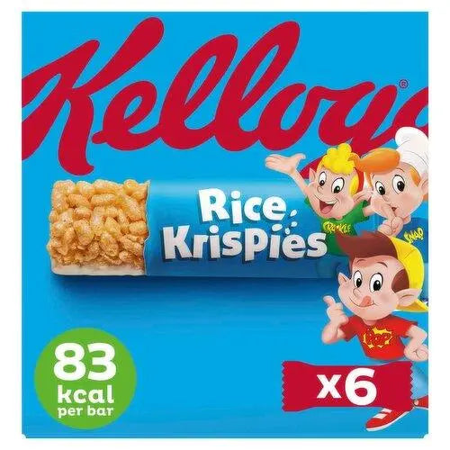Paquete de 6 Barras Rice Krispies de Kellogg's OhMyCandyBox