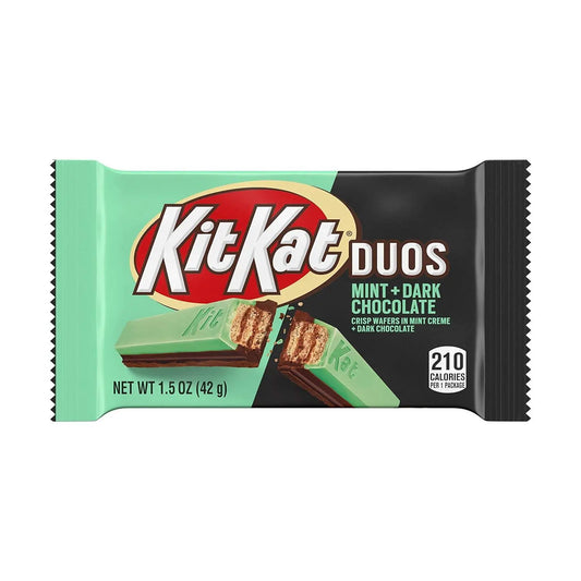 Kit Kat Duos Menta y Chocolate Oscuro 42g OhMyCandyBox