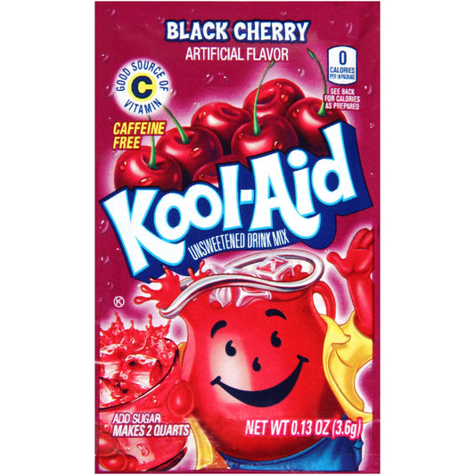 Kool-Aid Mezcla para Bebida Cereza Negra 7g OhMyCandyBox