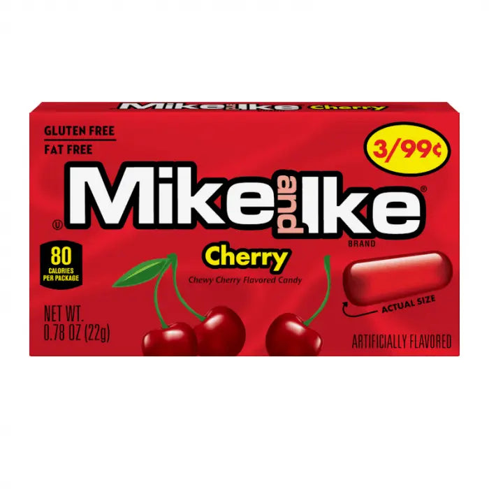 Mike and Ike Mini Cereza 22g OhMyCandyBox