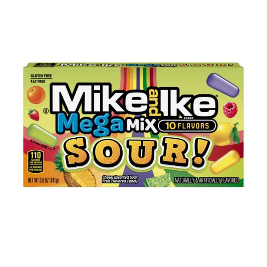 Mike and Ike Mega Mix Ácido 120g OhMyCandyBox