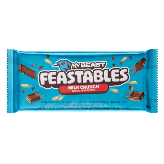 MrBeast Feastables Leche Crujiente 60g OhMyCandyBox