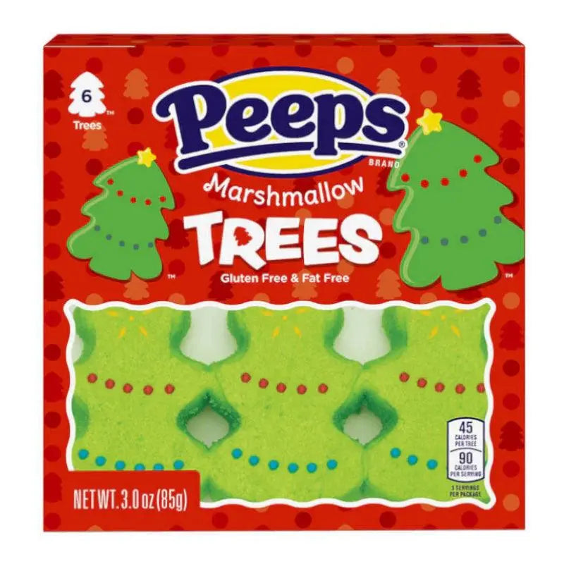 Peeps Árboles de Navidad de Malvavisco 6-Pack 85g OhMyCandyBox