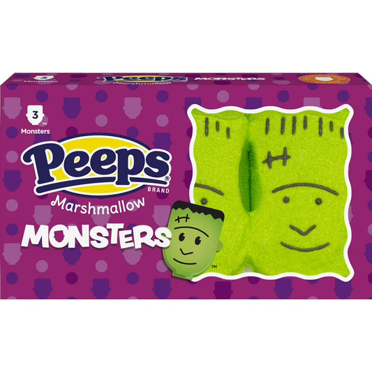Peeps Monstruos de Malvavisco (3ct) 43g OhMyCandyBox