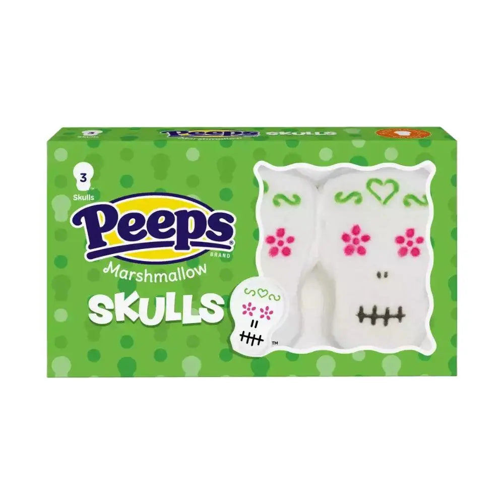 Peeps Calaveras de Malvavisco (3ct) 43g OhMyCandyBox