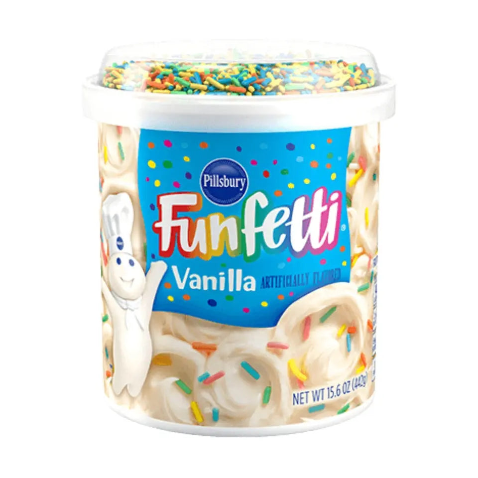 Pillsbury Crema Funfetti de Vainilla 442g OhMyCandyBox