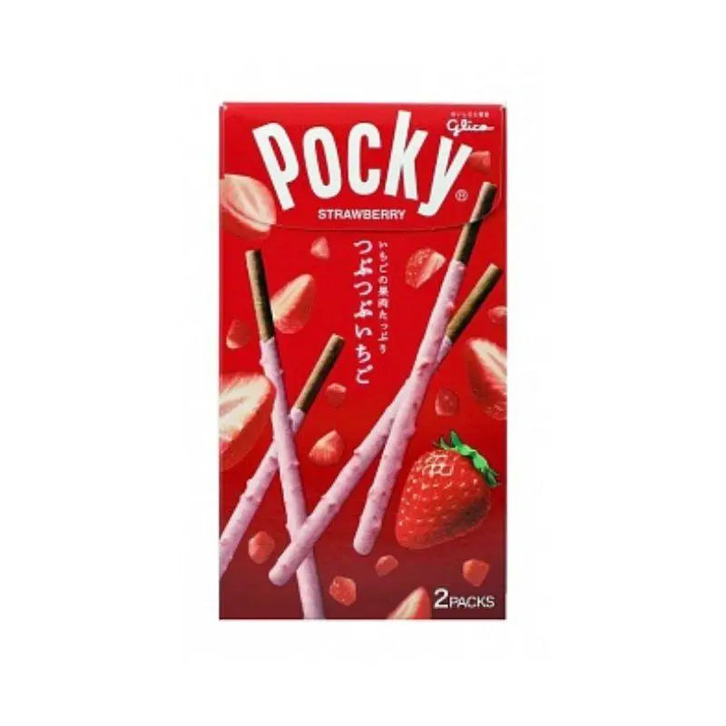 Pocky Tsubu Tsubu Fresa 2 Pack 58g OhMyCandyBox