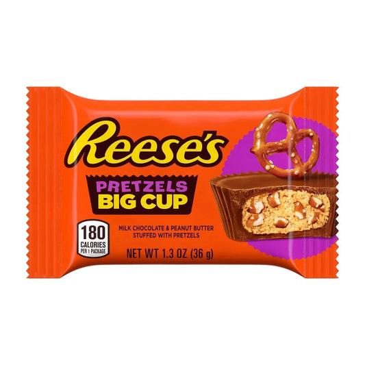 Reese's Big Cup con Pretzels 37g OhMyCandyBox
