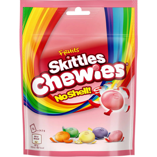 Skittles Chewies Fruta 137g OhMyCandyBox