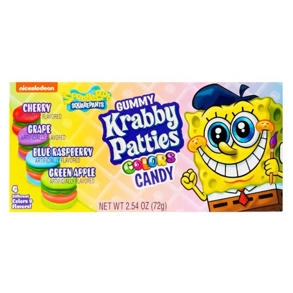 Spongebob Squarepants Gummy Krabby Patties Colores 72g OhMyCandyBox