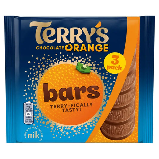 Barra de Chocolate Terry's Orange 3 Pack 105g OhMyCandyBox