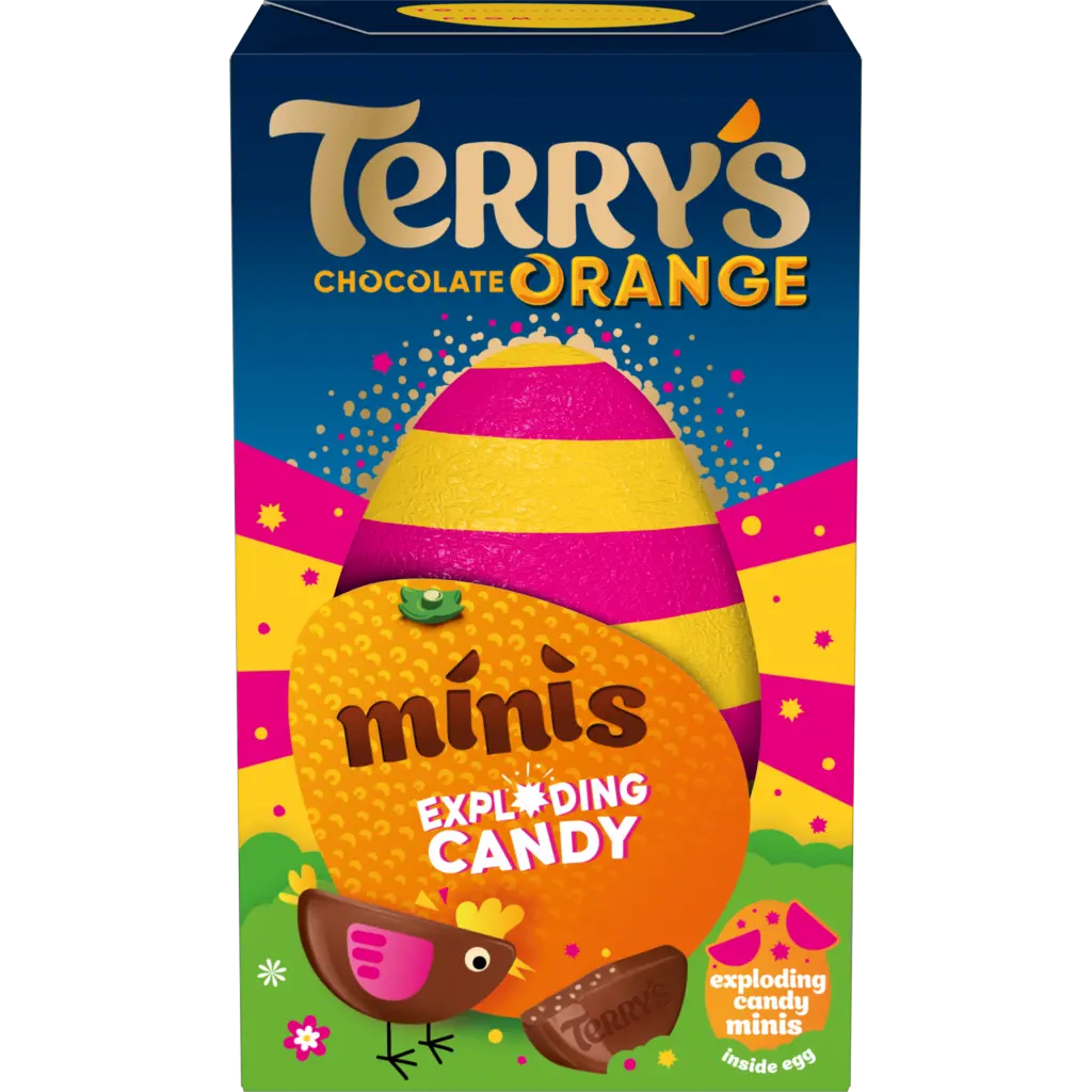 Huevo de Naranja de Terry's con Mini Caramelos Explosivos 91g OhMyCandyBox