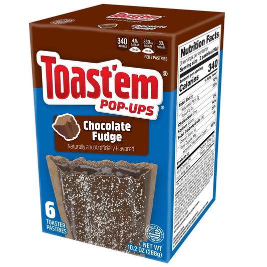 Toast'em Chocolate Fudge Glaseado 288g OhMyCandyBox