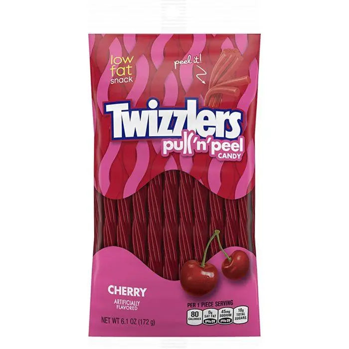 Twizzlers Pull 'n' Peel Cereza 172g OhMyCandyBox
