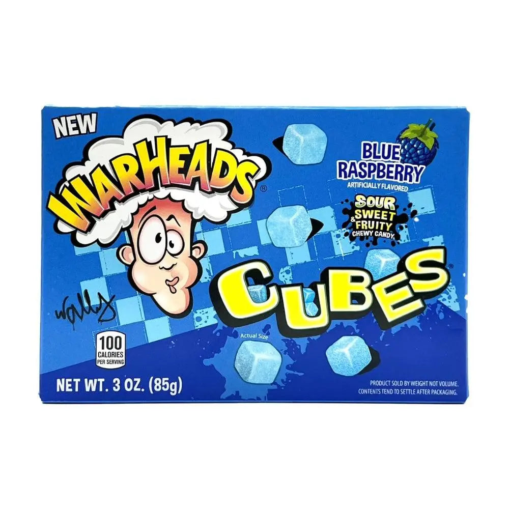 Cubos de Frambuesa Azul Warheads 85g OhMyCandyBox