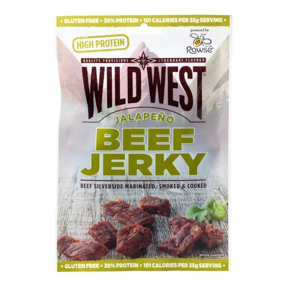 Wild West Jalapeño Beef Jerky 25g OhMyCandyBox