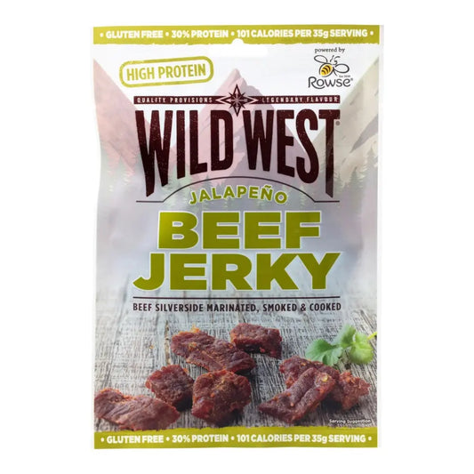 Wild West Jalapeño Beef Jerky 25g OhMyCandyBox