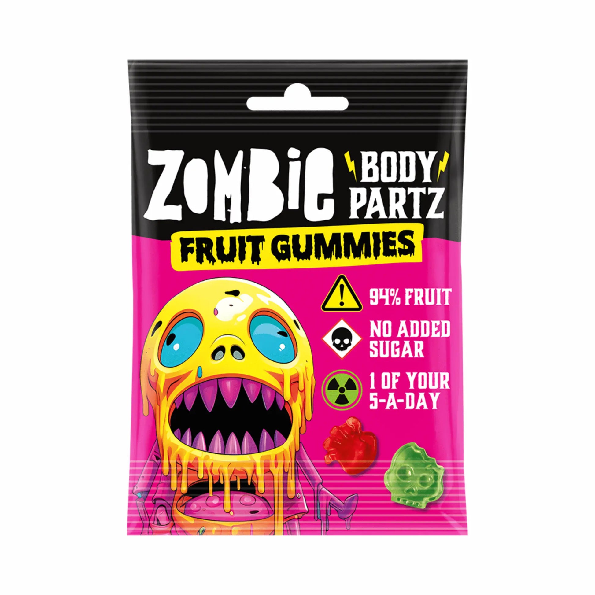 Gomitas de Fruta Zombie Body Partz 35g OhMyCandyBox