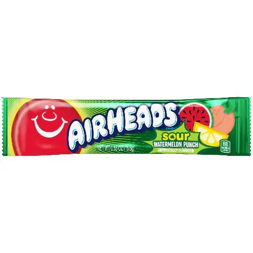 Barra Airheads Sabor Sandía Ácida 16g OhMyCandyBox
