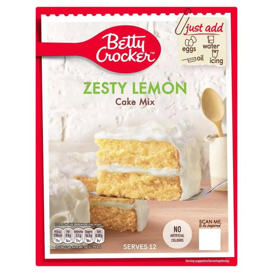 Betty Crocker Mezcla para Pastel Limón Picante 425g OhMyCandyBox