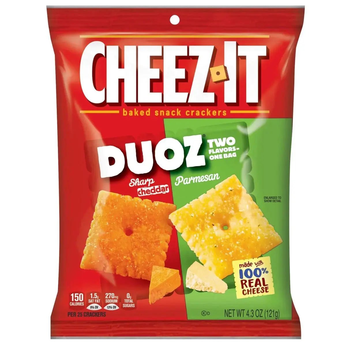 Cheez-It Duoz Cheddar Agudo Parmesano 121g OhMyCandyBox